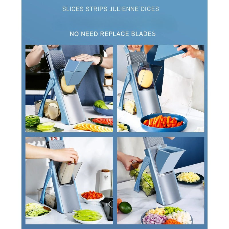 SwiftSlicer™ - 5-in-1 Multifunctional Spring Vegetable Cutter & Slicer