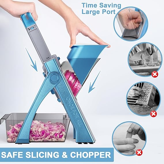 SwiftSlicer™ - 5-in-1 Multifunctional Spring Vegetable Cutter & Slicer